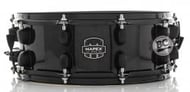 Caixa Mapex New MPX Midnight Black 14x5,5" Modelo Novo casco Híbrido com Maple e automático Armory