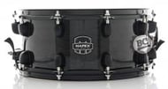 Caixa Mapex New MPX Midnight Black 14x6,5" Modelo Novo casco Híbrido com Maple e automático Armory