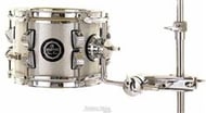 Caixa Nagano Snare Series Micro New Beat Grey Sparkle 8x6" com Caneca e Clamp Holder para Fixação