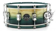 Caixa Odery Signature Alexandre Cunha 14x6" Maple Wood Hoops Degradê Ashwood Hardware Eyedentity