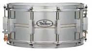 Caixa Pearl Duoluxe Jupiter Alloy Chrome Brass Shell 14x6,5" Nicotine White Marine Inlays e Aros SuperHoop II