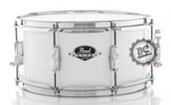 Caixa Pearl Export EXX Pure White 14x6,5" Mahogany Hybrid Shell, peles Remo e canoas inteiriças