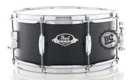 Caixa Pearl Export EXX Satin Shadow Black 14x6,5" Mahogany Hybrid Shell, peles Remo e canoas inteiriças