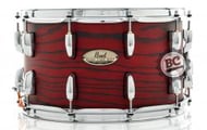 Caixa Pearl Session Studio Select Scarlet Ash 14x8" Casco Fino Híbrido em Mogno e Birch
