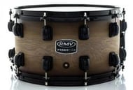 Caixa RMV FiberTech Avelã Wood 14x8" Casco Híbrido com Aros Inoxidáveis 1,7mm (Exclusiva)