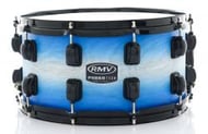 Caixa RMV FiberTech Blue Wood Burst 14x8" Casco Híbrido com Aros Inoxidáveis 1,7mm (Exclusiva)