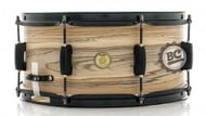 Caixa Tama Woodworks Art Grain Natural Zebrawood Wrap 14x6,5" Matte Black Hardware