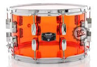 Caixa Torelli Diamante Acrílico Âmbar 14x8" TCD88AB (Liquidação) com buchas e esteira em brass