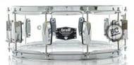 Caixa Torelli Diamante Acrílico Cristal 14x5,5" TCD85CR com buchas e esteira em brass e 10 afinações