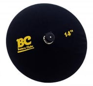 Capa Protetora para Pratos BC Signature Black 14" by Drummers em algodão que limpa e protege