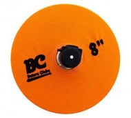 Capa Protetora para Pratos BC Signature Orange 08" by Drummers em algodão que limpa e protege