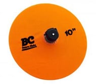 Capa Protetora para Pratos BC Signature Orange 10" by Drummers em algodão que limpa e protege