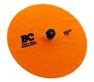 Capa Protetora para Pratos BC Signature Orange 15" by Drummers em algodão que limpa e protege