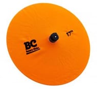 Capa Protetora para Pratos BC Signature Orange 17" by Drummers em algodão que limpa e protege