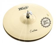 Chimbal Zeus Custom Series 16" ZCHH16 em Bronze B20 (Worship) com acabamento fosco polido
