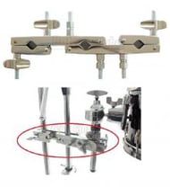 Clamp Torelli TA433 Multiuso com 3 Conexões para fixar Tons e Acessórios Diversos