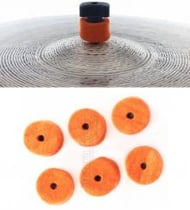 Feltros Gorilla Laranja FEPL Kit com 6 Feltros em Lã de Carneiro para Estante de Prato