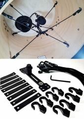 Suporte de Microfone de Bumbo Interno Kick Control Sonus SN1 para microfonar bumbo tipo Shock Mount