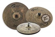 Kit de Pratos Orion Groove X GX01 com Crash 16", Chimbal 14", Ride 20" e Bag Incluso