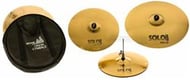 Kit de Pratos Orion Solo Pro 10 SP90 Power Set com Crash 16", Hihat 14", Ride 20" e Bag