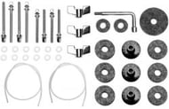 Kit SOS Zildjian Survival Gear ZSK Peças de Reparo com Feltros, Chave, Cordinhas, Arruelas (16276)