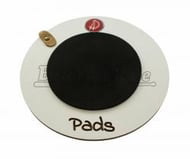 Abafador e Pad de Estudo Alecrim Percussive 10" para usar nos estudos ou abafador de tambores