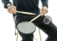 Pad de Estudo Gorilla Cinza para fixar na perna 8" PGP8C com borracha independente da base de madeira