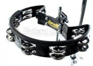 Pandeirola Torelli TP323 Meia Lua Black com presilha para fixar em ferragens