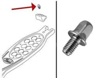 Parafuso Pearl KB-508 com 1 Unidade Rosca M5 com 8mm para Cardã e Pedais