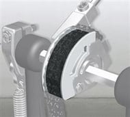 Pearl CAMT-WT White Polia para Pedal Eliminator Red Line em Curva Curta Alongada