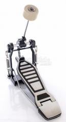 Pedal Simples Nagano PED-0001 Single Chain Drive e batedor tipo vintage de feltro