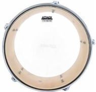 Pele Attack Drumheads 2-Ply Thin Skin Clear 15" Filme Duplo Transparente Mais Fino DHTS2-15