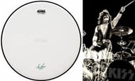 Pele Attack Drumheads Signature Eric Singer Kiss 14" ES14C Coated com com Borda Anti-vibração