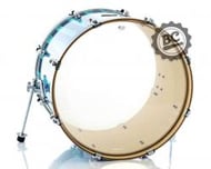 Pele Encore Remo Powerstroke Clear 22" bumbo transparente com anel muffle abafador interno (10624)