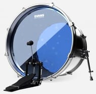 Pele Evans Hydraulic Blue 22" BD22HB Dupla com Óleo Entre os Filmes para Bumbo (013702)