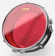 Pele Evans Hydraulic Red Coated 14" B14HR Dupla com Óleo Entre os Filmes para Caixa (030415)