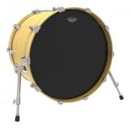 Pele Remo Ambassador Ebony 18" Resposta de Bumbo (10379)