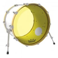 Pele Remo Powerstroke 3 Colortone Yellow 20" Amarela Resposta de Bumbo com Anel Interno (11071)