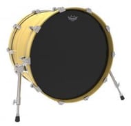 Pele Remo Powerstroke 3 Ebony 23" compatível com DW resposta de bumbo com muffle (16707)