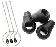 Pés de Borracha Pearl R-40/3 Kit com 3 Unidades para Surdo Tecnologia Air Suspension Top