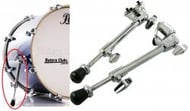 Pés de Bumbo Pearl BSP-70C/2 kit com par padrão Export e intermediário da marca