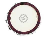 Abafador de Caixa Feel Good Low Muffle Ring Vermelho 14" p/ colocar sobre a pele em borracha com 5mm