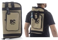 Bag de Baquetas Batera Clube BC Via Sarja grande com alça de mochila e diversas divisões (001057)