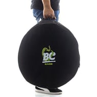 Bag de Bumbo ou Surdo Batera Clube BC Octogear Black 18" com reforço interno em tecido preto (BC0010)