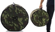 Bag de Caixa Batera Clube BC Camuflagem 14" ou 13" por 5" a 6,5" de profundidade com alça emborrachada (001027)
