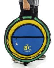 Bag de Pratos BFC Brazilian Finest Cymbals Brasil Pratos até 24" com 3 Divisões Alça Mochila (4095)