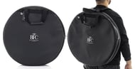 Bag de Pratos BFC Brazilian Finest Cymbals Via Black 24" em Eco Couro com alça de mochila