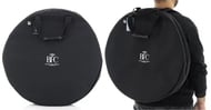 Bag de Pratos BFC Brazilian Finest Cymbals Via Black Nylon 24" com alça de mochila e divisão interna