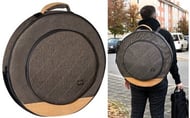 Bag de Pratos Meinl Classic Woven Mocha Tweed para Pratos até 22" alto padrão de luxo e acabamento MCCB22MO