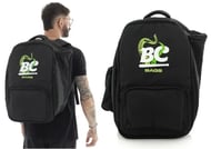 Bag Mochila BC Bags Signature Drumbag Black para Bateristas, uso misto, baquetas, laptop e acessórios